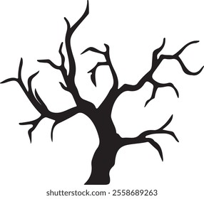 leafless tree icon vector design