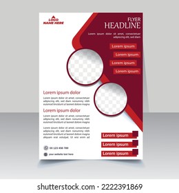 Fondo abstracto de la publicidad en folletos, plantilla de diseño de revista de afiches modernos, informe anual para presentación