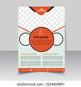 Leaflet advertising abstract background, Modern poster magazine layout template, Annual report for presentation