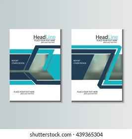 Leaflet Brochure Flyer template A4 size design, book cover layout design, Abstract presentation templates