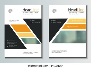 Leaflet Brochure Flyer template A4 size design, book cover layout design, Abstract presentation templates