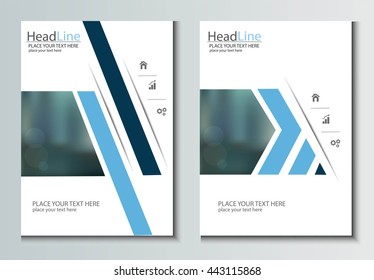 Leaflet Brochure Flyer template A4 size design, book cover layout design, Abstract presentation templates