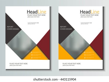 Leaflet Brochure Flyer template A4 size design, book cover layout design, Abstract presentation templates