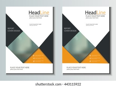 Leaflet Brochure Flyer template A4 size design, book cover layout design, Abstract presentation templates