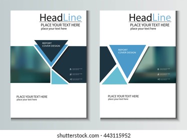 Leaflet Brochure Flyer template A4 size design, book cover layout design, Abstract presentation templates