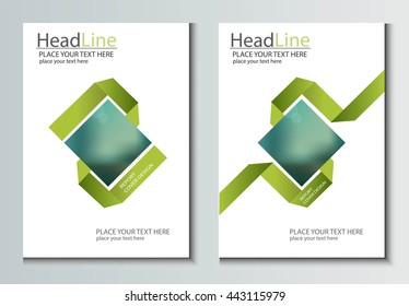 Leaflet Brochure Flyer template A4 size design, book cover layout design, Abstract presentation templates