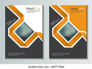 Leaflet Brochure Flyer template A4 size design, book cover layout design, Abstract presentation templates
