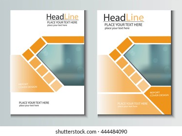Leaflet Brochure Flyer template A4 size design, book cover layout design, Abstract presentation templates