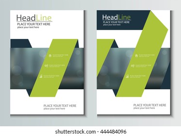 Leaflet Brochure Flyer template A4 size design, book cover layout design, Abstract presentation templates