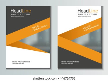 Leaflet Brochure Flyer template A4 size design, book cover layout design, Abstract presentation templates