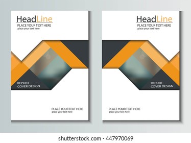 Leaflet Brochure Flyer template A4 size design, book cover layout design, Abstract presentation templates
