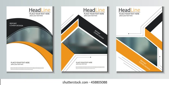 Leaflet Brochure Flyer template A4 size design, book cover layout design, Abstract presentation templates