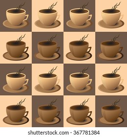 leaflet coffee shop, a Cup of coffee