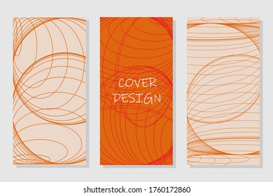  Leaflet cover presentation abstract geometric background. Multipurpose template with cover. Trendy minimalist flat geometric design. Square format.