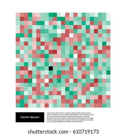 Leaflet cover presentation. Creative discount cards. Can Be Used For Banner, Flyer, Book Cover, Print, Web Banners. Vector illustration. Innovative technologies.