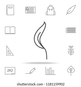 leaflet icon. web icons universal set for web and mobile