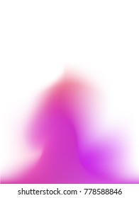 Leaflet purple smoke design template background illustration