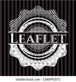 Leaflet silver emblem or badge