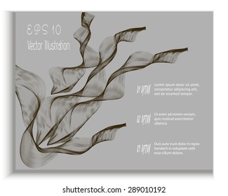 Leaflet template for business brochure made in vector.