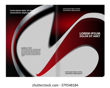Leaflet template design 