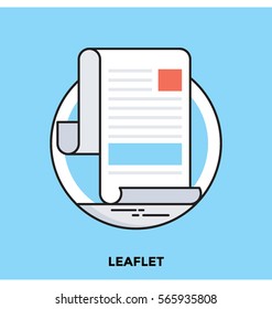 Leaflet Vector Icon