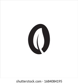 leaflet vector silhouette outline logo design inspiration