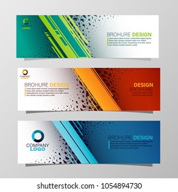Leaflets 3 fold Template.Vector illustration.Can be used for presentation, flyer and leaflet, brochure, corporate report, marketing, advertising, annual report, banne.