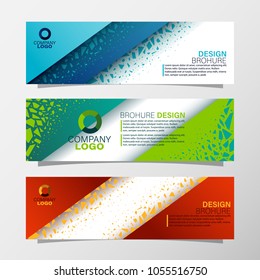 Leaflets 3 fold Template.Vector illustration.Can be used for presentation, flyer and leaflet, brochure, corporate report, marketing, advertising, annual report, banne.