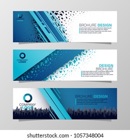Leaflets 3 fold Template.Vector illustration.Can be used for presentation, flyer and leaflet, brochure, corporate report, marketing, advertising, annual report, banne.City skyline.