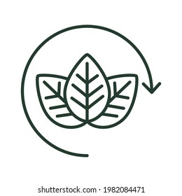 Blätter mit dem Symbol für die Umladung