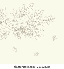 Leafs Background icon great for any use. Vector EPS10.