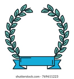 leafs crown isolated icon