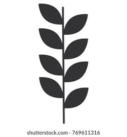 leafs crown isolated icon