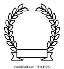 leafs crown isolated icon