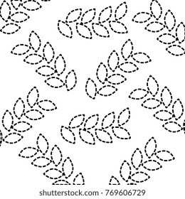 leafs crown pattern background
