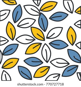 leafs crown pattern background