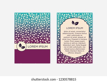 leafs, event invitation template