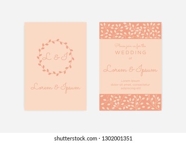 leafs, event invitation template