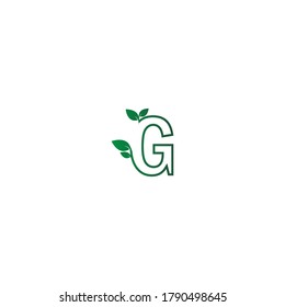 Fuente Leafs, ilustración de concepto de diseño de letras