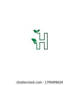 Fuente Leafs, ilustración de concepto de diseño de letras