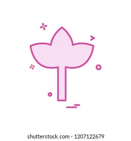 Leafs icon design vector