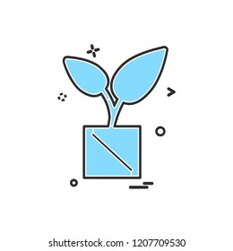 Leafs icon design vector