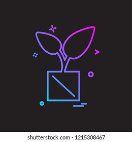 Leafs icon design vector