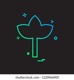 Leafs icon design vector