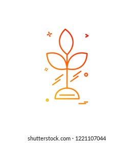 Leafs icon design vector