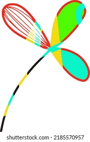 Leafs illustration modern style for your design