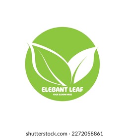 diseño de la plantilla de ilustración vectorial del icono de la hoja