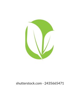 leaf's logo icon vector illustration template design