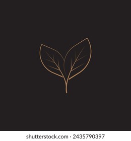 leaf's logo icon vector illustration template design