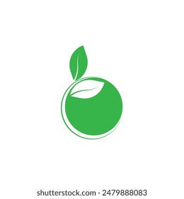 leaf's logo icon vector illustration template design
